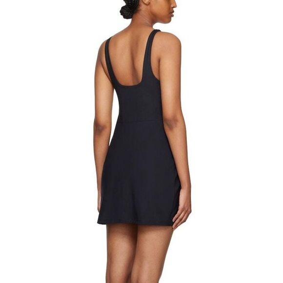 NEW Girlfriend Collective Midnight Tommy Dress - Black Small - Picture 2 of 5